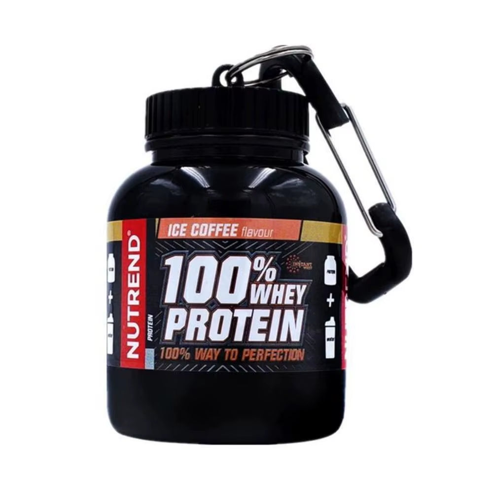 Portable Protein Powder Bottle with Whey Keychain Mini Portable Bottles Keychain