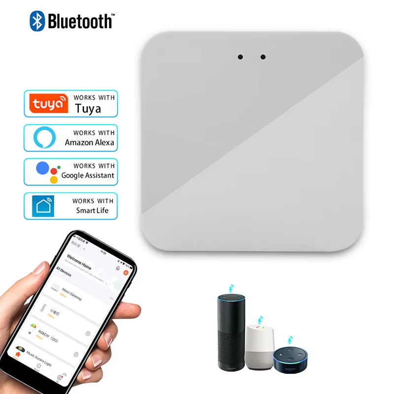 Tuya Smart Multi Mode Gateway Zigbee Wifi Bluetooth Hub Bridge Smart Home Control Smart Life APP Alexa Google Home Voice Control