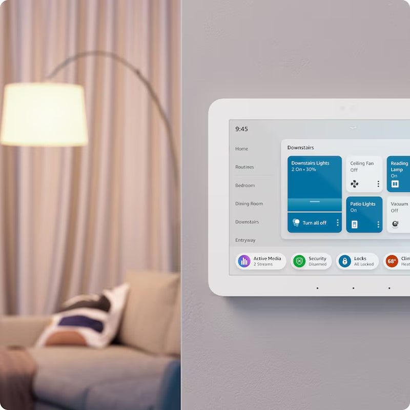 Echo Hub - 8 In. Smart Home Control Panel - Alexa Compatible with over 140,000 Devices